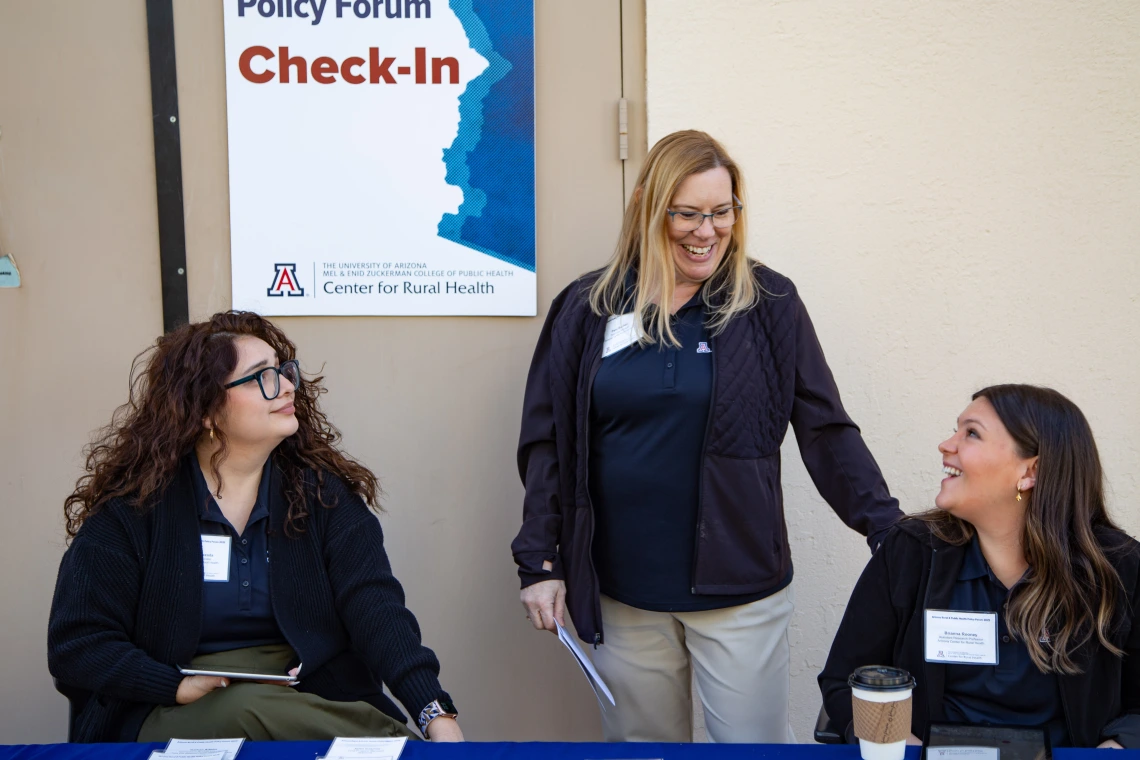 Melissa Quezada, Pam Barnes, and Brianna Rooney of AzCRH