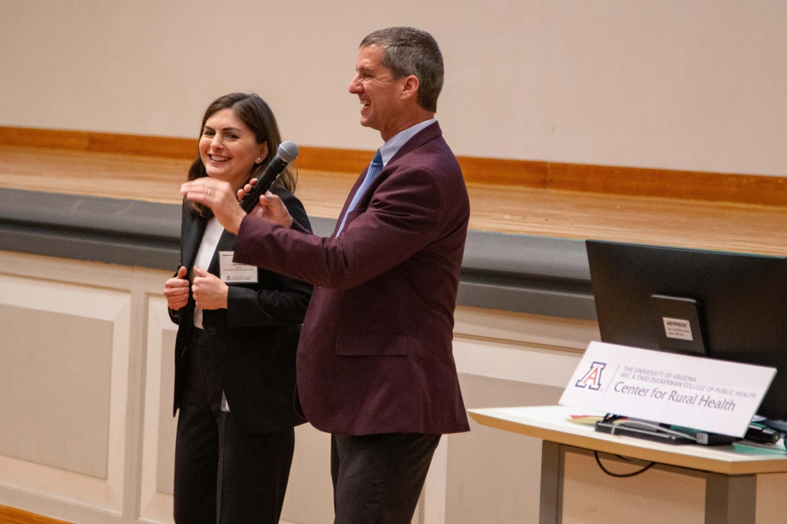 Leila Barraza and James G. Hodge