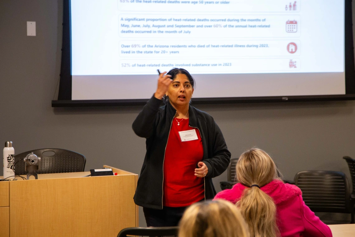 Mona Arora presenting in a breakout session